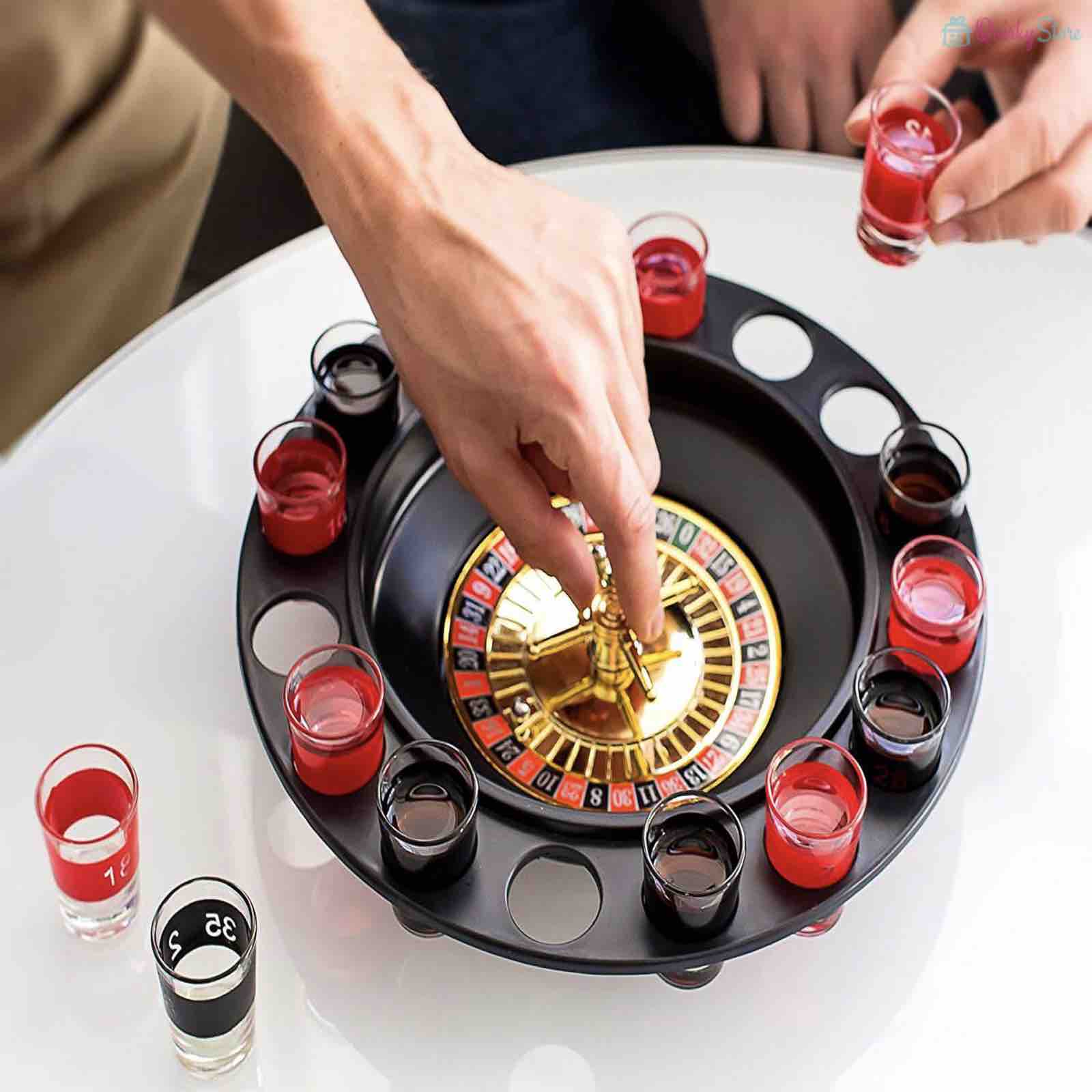 Drinking Roulette Set ( 16 Shot Glasses ) - QuirkyStore.in