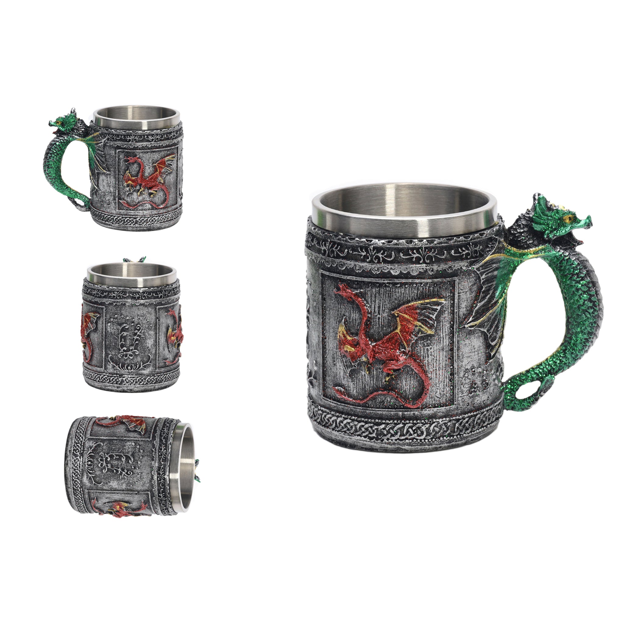 Gothic Dragon Tankard Beer Mug Cup Medieval QuirkyStore.in