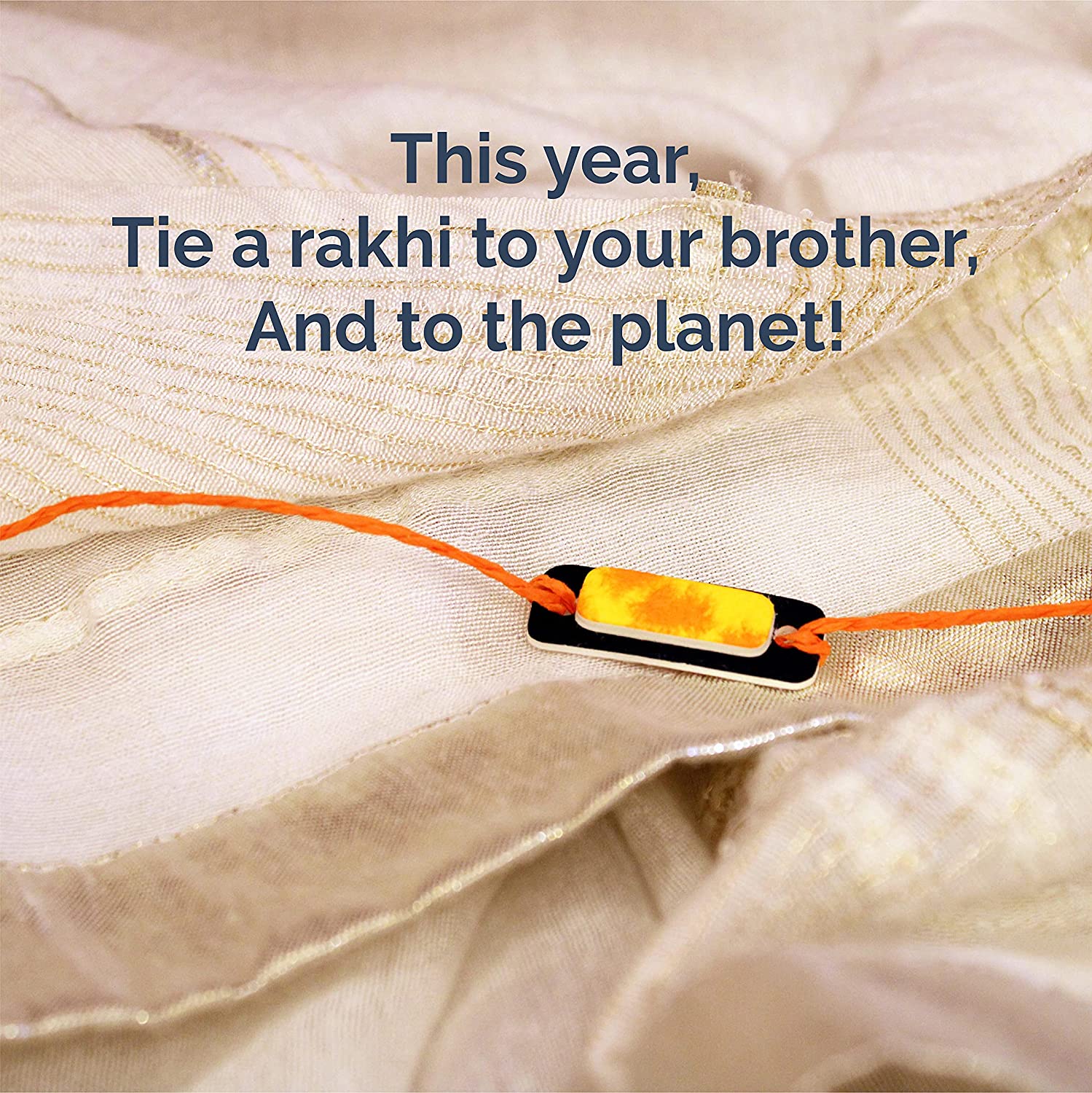 Plantable Eco-Friendly Rakhi (Set of 2) QuirkyStore.in
