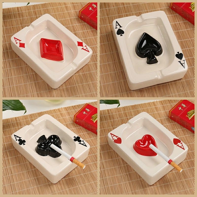 Cards Shaped Ashtray QuirkyStore.in