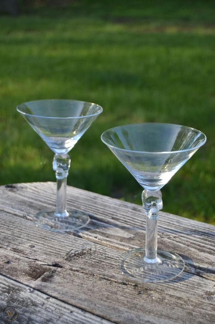 Crystal Head Vodka Skull-tini Martini Glass QuirkyStore.in