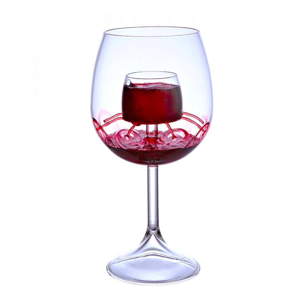 Fountain Aerating Wine Glass ( Set of 2 ) QuirkyStore.in