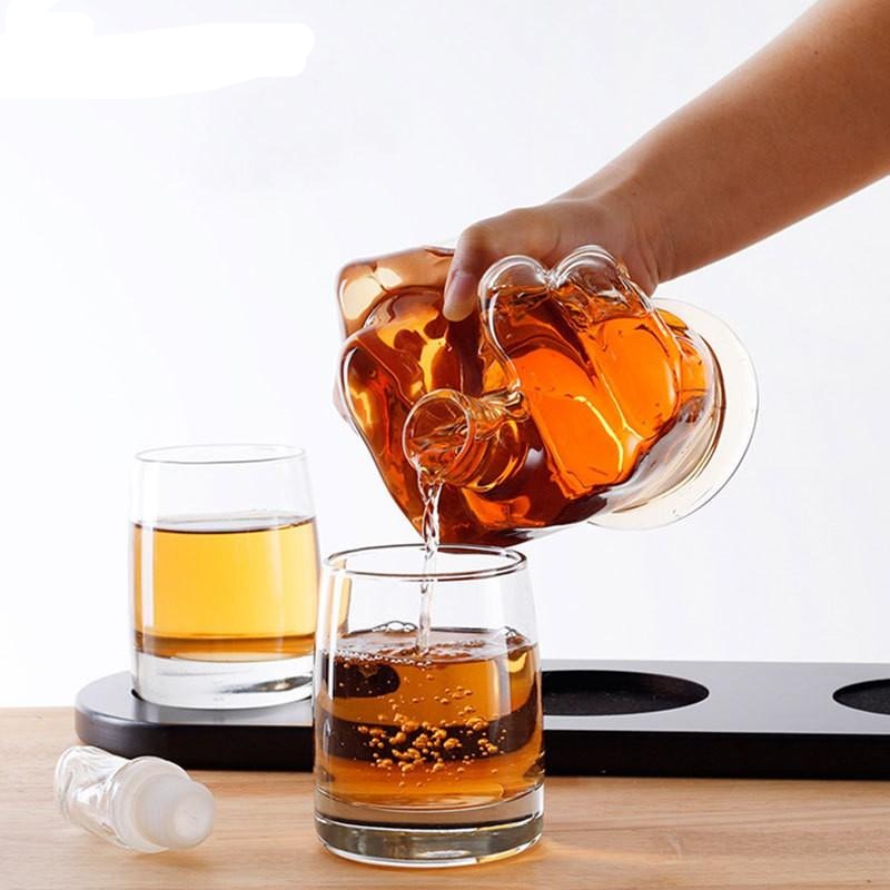 Middle Finger Whiskey Decanter Bar Set QuirkyStore.in