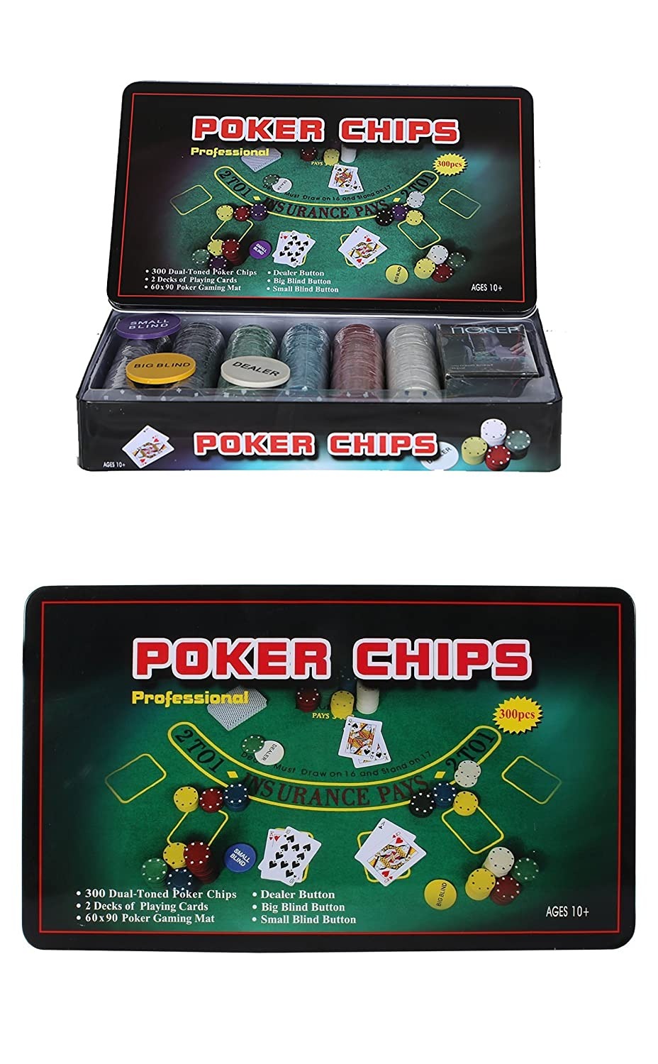 Poker Set Casino Game 500 Chips QuirkyStore.in