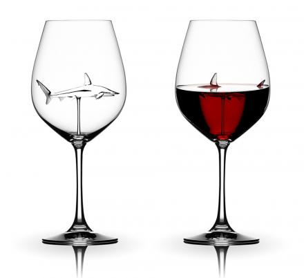 Red Wine Shark Goblet QuirkyStore.in