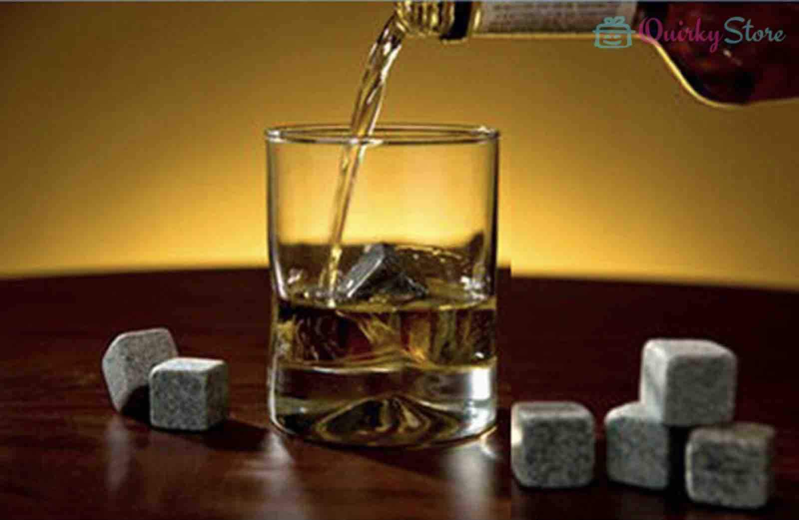 Whisky Stone ( 9 Pcs Whisky Stone ) - QuirkyStore.in