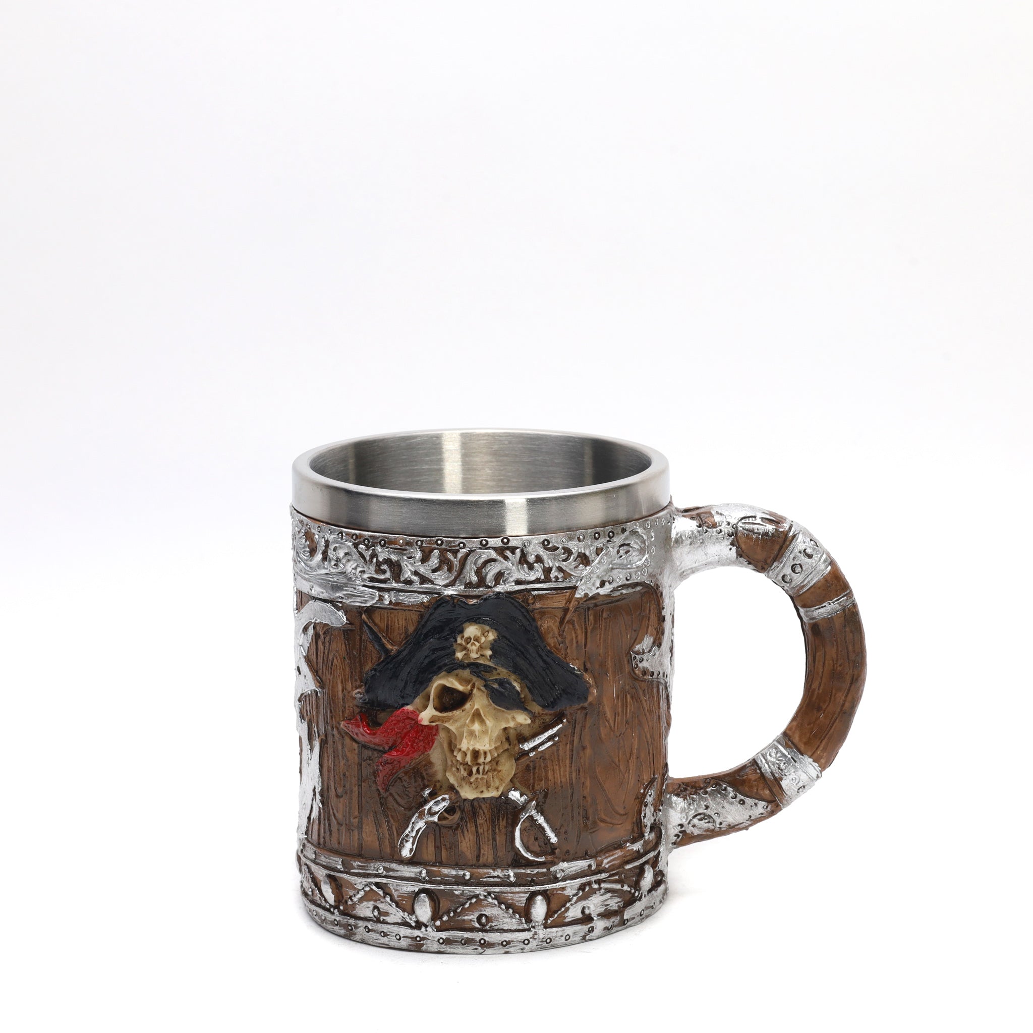 Pirates of the Caribbean Bandana Skull With Cross Swords Tankard Coffee Beer Mug Cup QuirkyStore.in